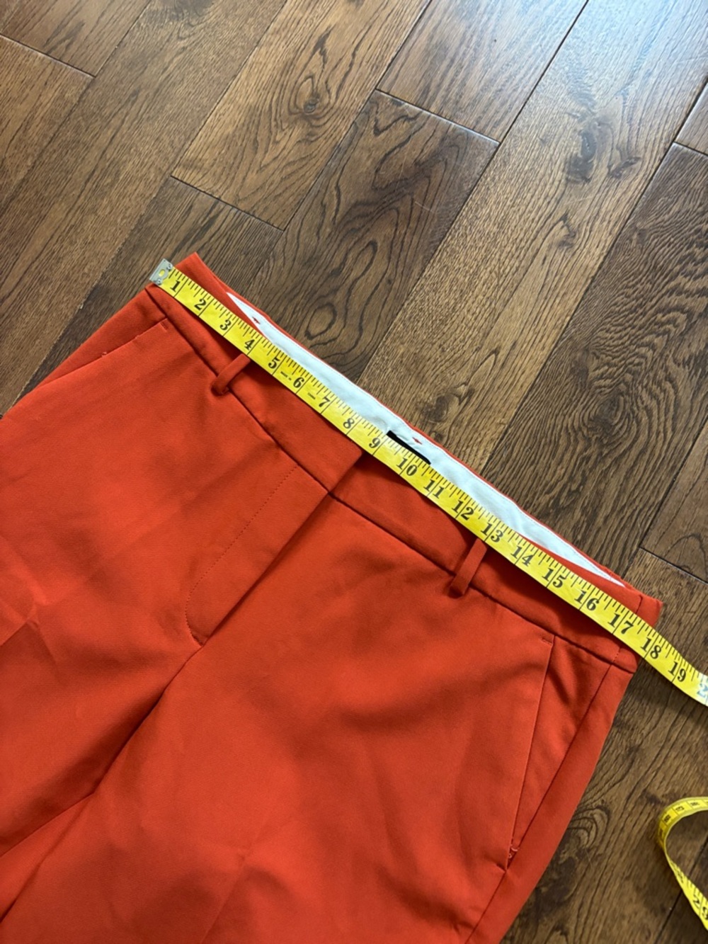 Talbots Hampshire Ankle Pant in vibrant rusty orange Size 12 dressy work pant - Picture 3 of 10